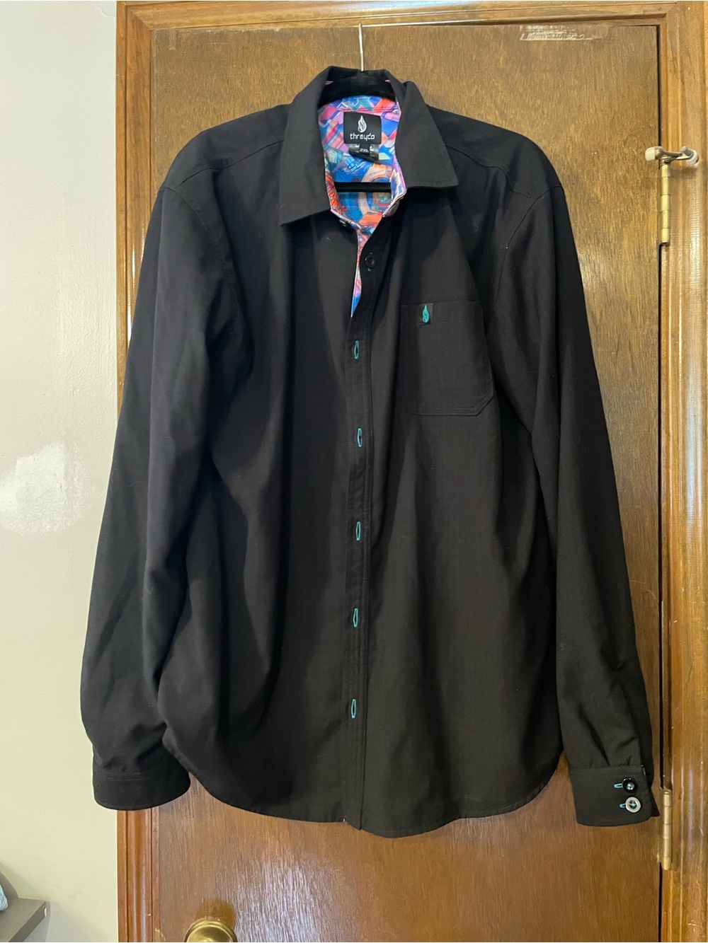 ELYSIA LINED BUTTON DOWN SHIRT BY ANDROID JONES Size 2XL